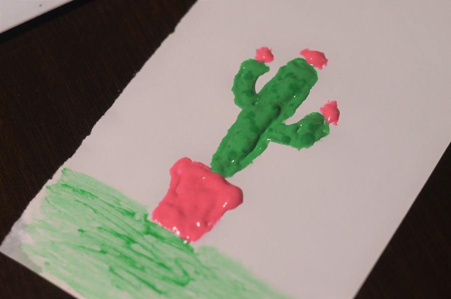 Peinture relief DIY
